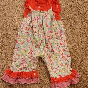 Flit & Flitter Ruffle Outfit Size 12 Month